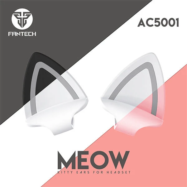 FANTECH AC5001 MEOW KITTY EARS FOR HEADSET - SAKURA EDITION