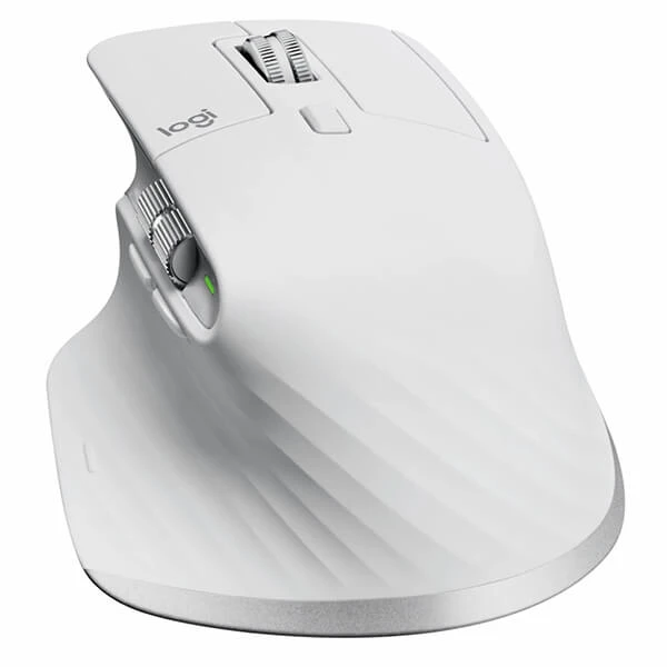 LOGITECH MX MASTER 3S WIRELESS MOUSE 8K DPI TRACK - PALE GRAY