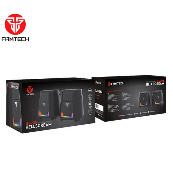 FANTECH HELLSCREAM GS205 MOBILE GAMING & RGB MUSIC SPEAKER