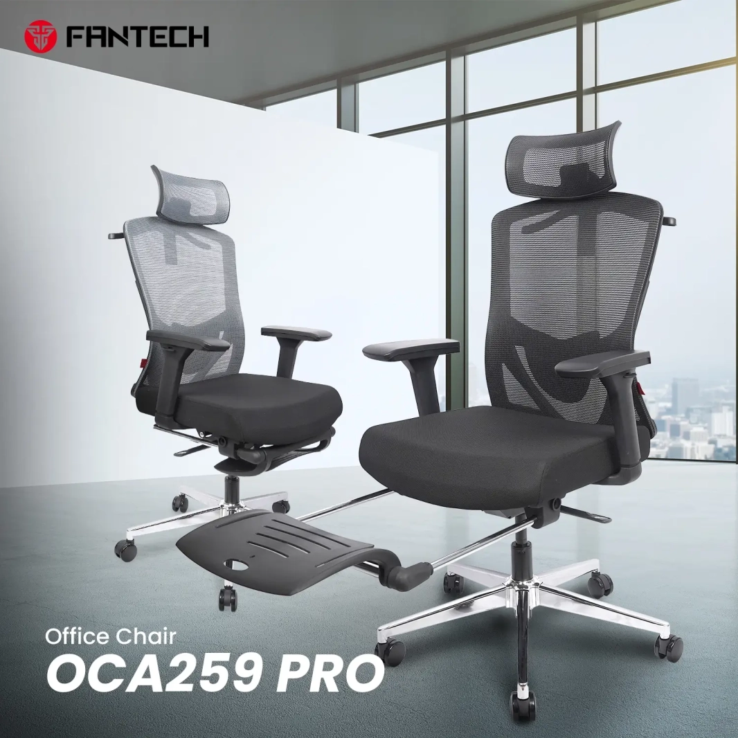 FANTECH OCA259 PRO OFFICE CHAIR - BLACK