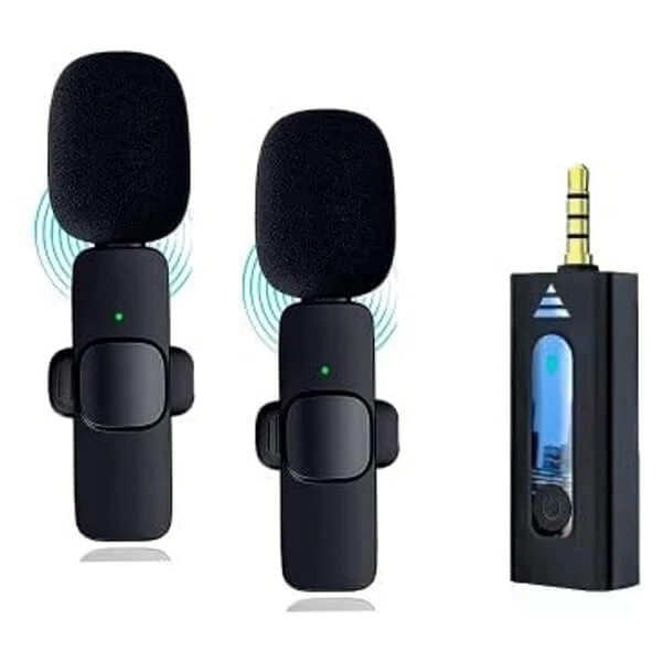 K35 TWO WIRELESS MICROPHONES 3.5mm JACK