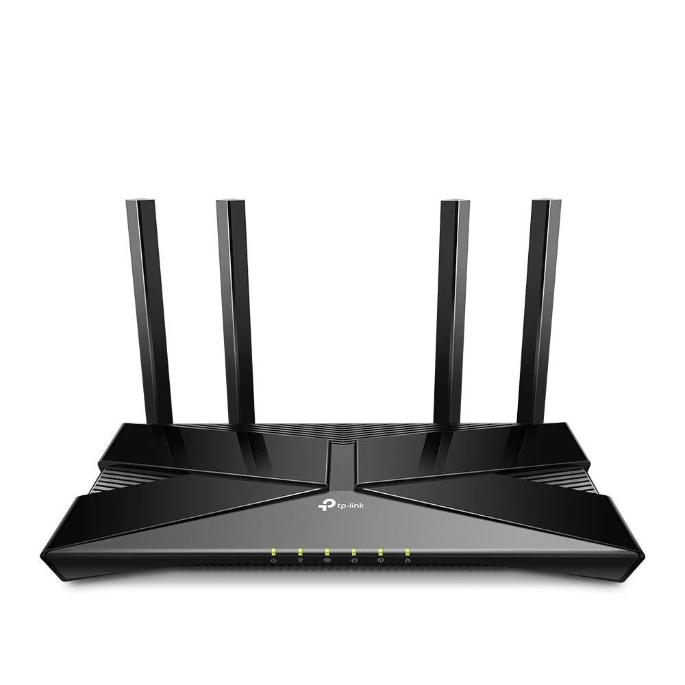 راوتر Tp-Link Ax3000 ثنائي النطاق Wi-Fi 6 أسود السرعة: 574 ميجابت في الثانية بتردد 2.4 جيجاهرتز + 2402 ميجابايت