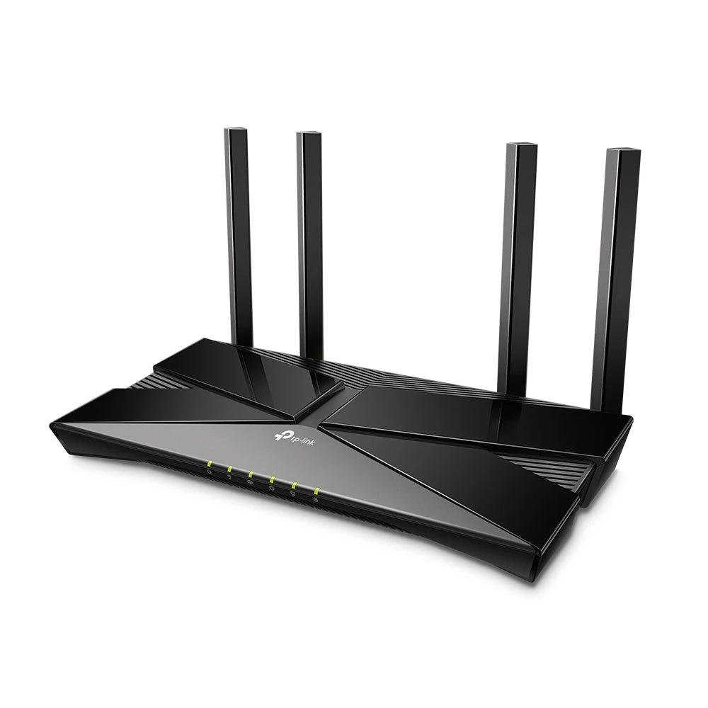 راوتر Tp-Link Ax3000 ثنائي النطاق Wi-Fi 6 أسود السرعة: 574 ميجابت في الثانية بتردد 2.4 جيجاهرتز + 2402 ميجابايت