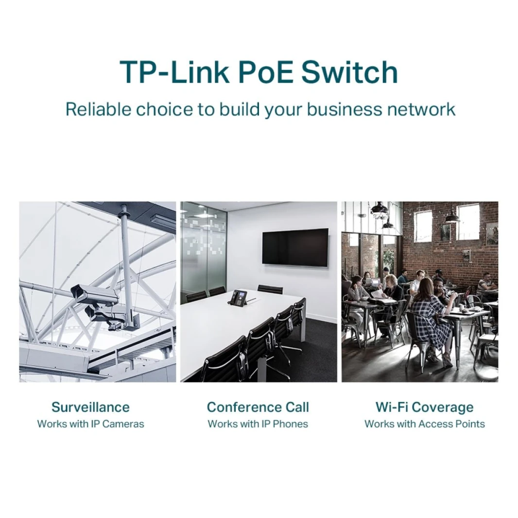 TP-Link TL-SG1428PE محول جيجابت سهل الاستخدام مزود بـ 28 منفذًا مع 24 منفذًا PoE+ 250 وات و4 فتحات SFP