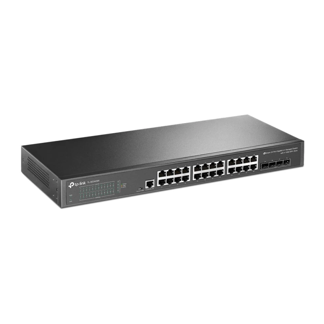 TP-Link Omada TL-SG3428X JetStream 24-Port Gigabit L2+ Managed Switch مع 4 فتحات 10GE SFP+