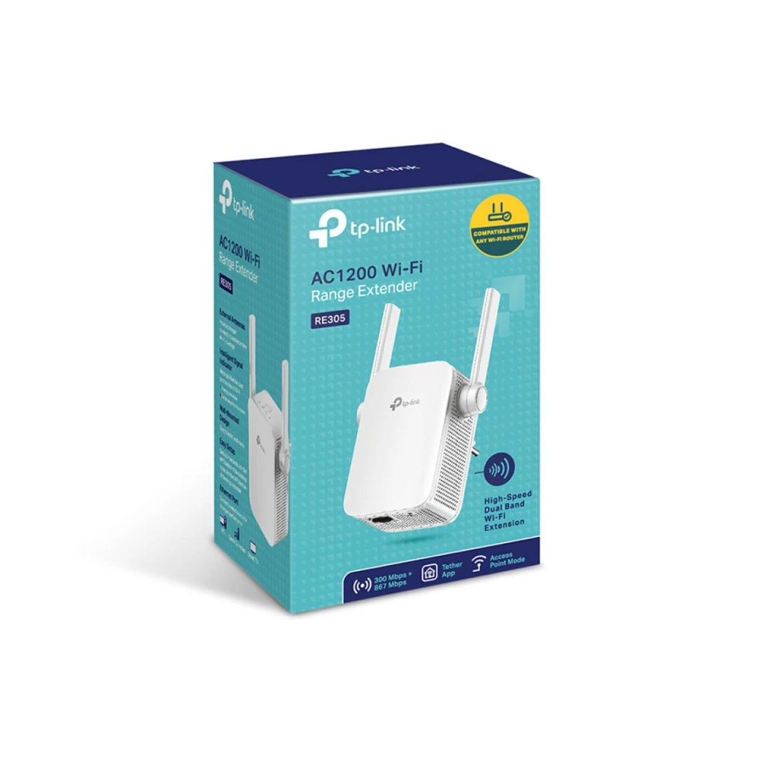 موسع نطاق شبكة Wi-Fi TP-Link RE305 AC1200