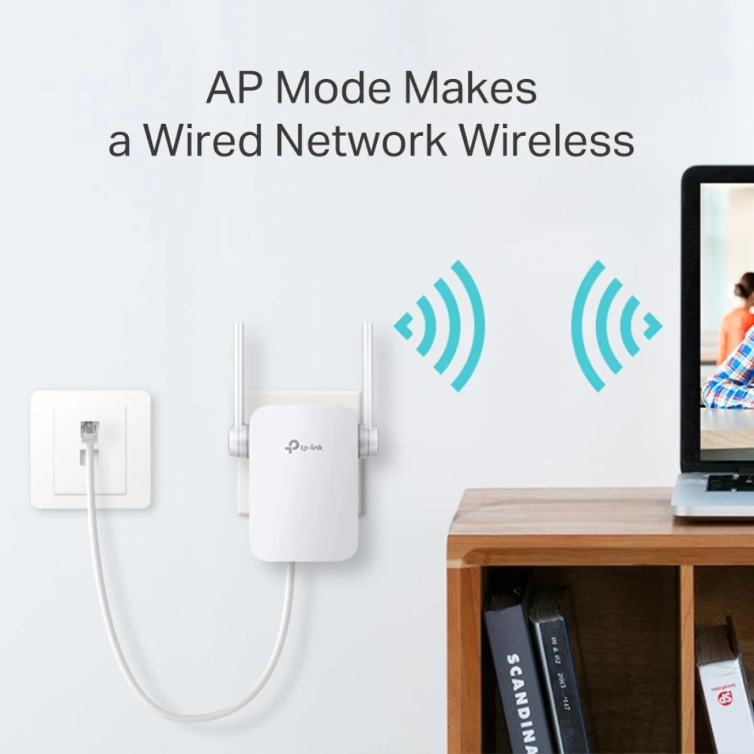 موسع نطاق شبكة Wi-Fi TP-Link RE305 AC1200