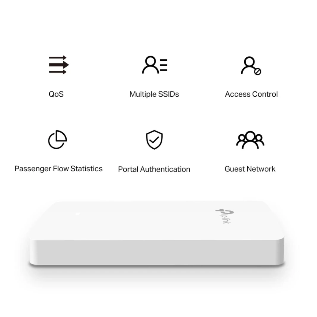 نقطة وصول Wi-Fi ثنائية النطاق TP-Link Omada EAP235-Wall AC1200 لاسلكية MU-MIMO Gigabit Wall Plate