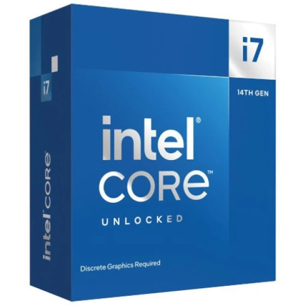 وحدة المعالجة المركزية لسطح المكتب من Intel – core i7-14700KF (الجيل 14) – 20 نواة إجمالية – BX8071514700KF (ضمان لمدة عامين)