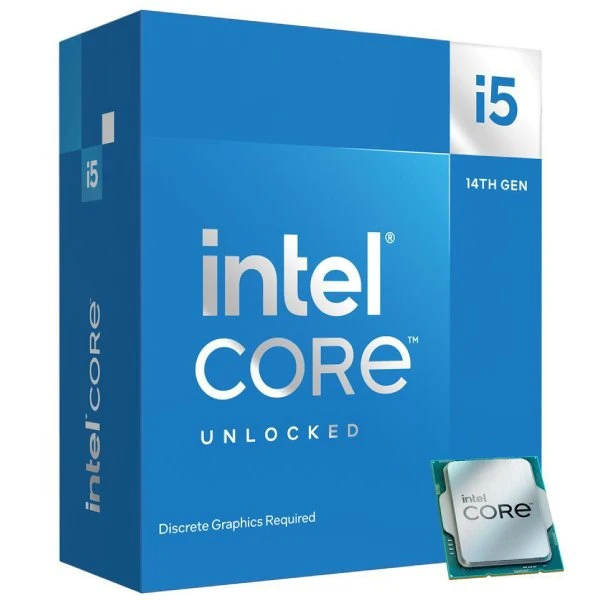 وحدة المعالجة المركزية لسطح المكتب من Intel – core i5-14600KF (الجيل 14) – 14 نواة إجمالية – bk8071514600kf (ضمان لمدة عامين)