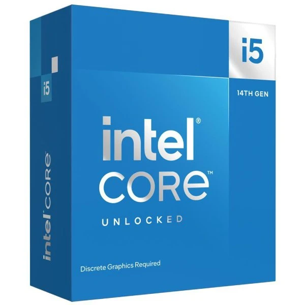 وحدة المعالجة المركزية لسطح المكتب من Intel – core i5-14600KF (الجيل 14) – 14 نواة إجمالية – bk8071514600kf (ضمان لمدة عامين)