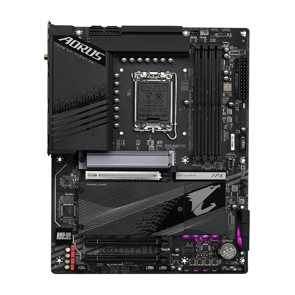 لوحة أم Gigabyte Z790 Aorus Elite AX DDR4، LGA 1700 للجيل الثالث عشر والثاني عشر من Intel، Z790-Aorus-Elite-AX-DDR4