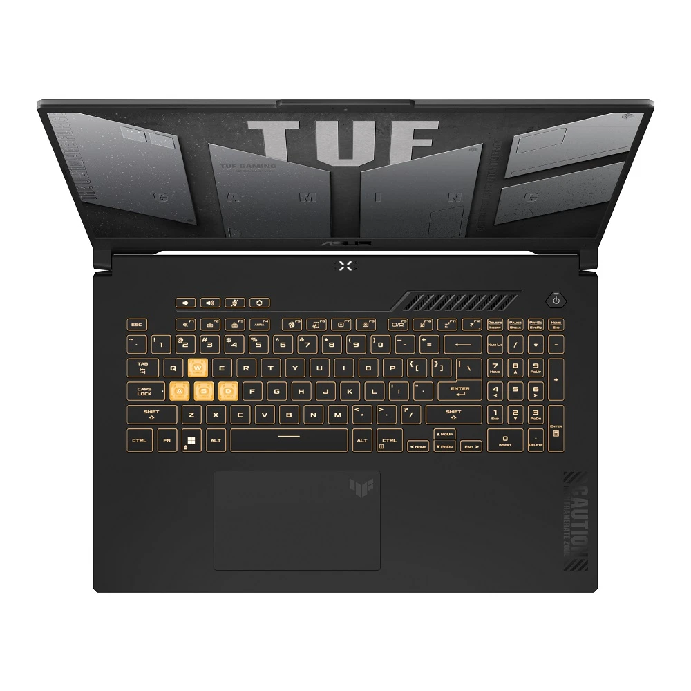 لابتوب اسوس TUF Gaming F17 ” انتل كور i7-13620H، 512 جيجا بايت SSD NVMe، 16 جيجا بايت DDR5 RAM، معالج رسومات GeForce RTX 4050 6 جيجا بايت، شاشة FHD مقاس 17 بوصة، نظام تشغيل DOS ” FX707VU-HX150