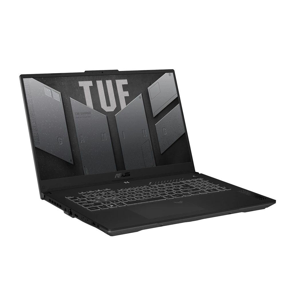 لابتوب اسوس TUF Gaming F17 ” انتل كور i7-13620H، 512 جيجا بايت SSD NVMe، 16 جيجا بايت DDR5 RAM، معالج رسومات GeForce RTX 4050 6 جيجا بايت، شاشة FHD مقاس 17 بوصة، نظام تشغيل DOS ” FX707VU-HX150