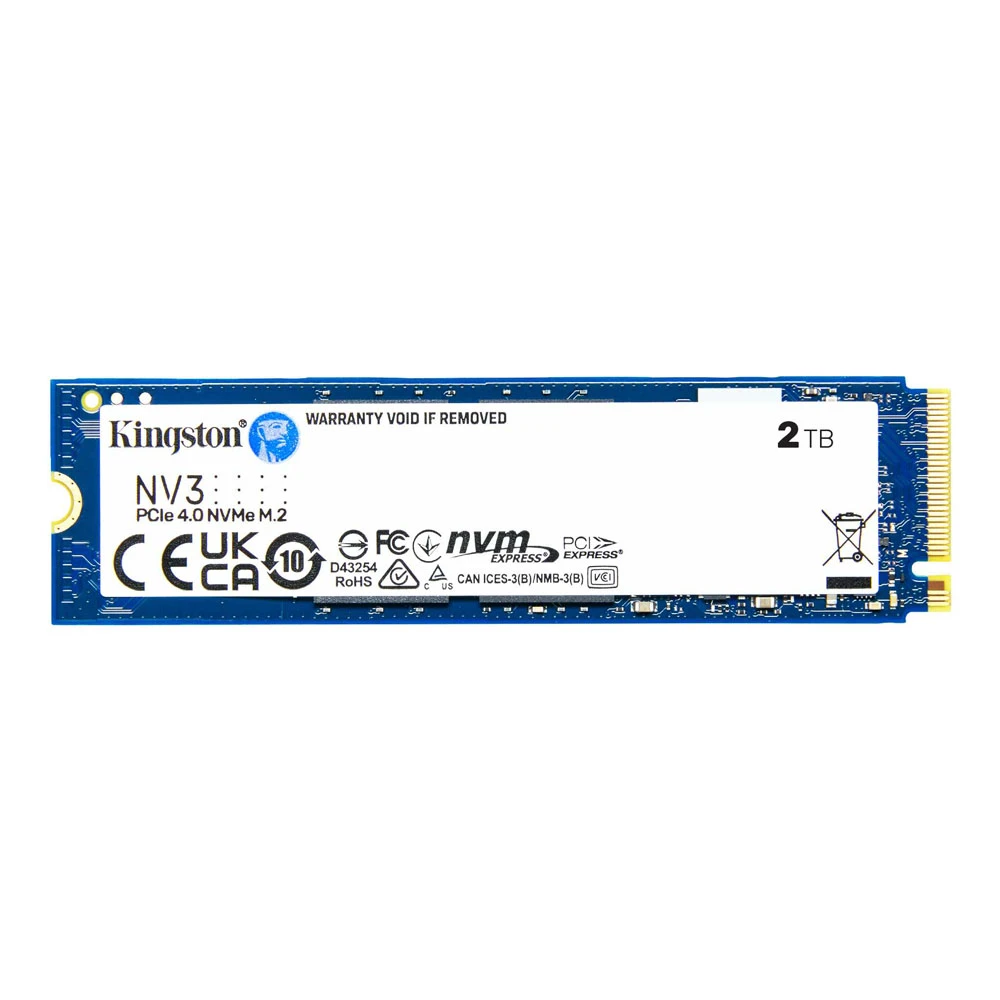 كينغستون NV3 SSD PCIe 4.0 NVMe سعة 2 تيرابايت [ SNV3S/2000G ]