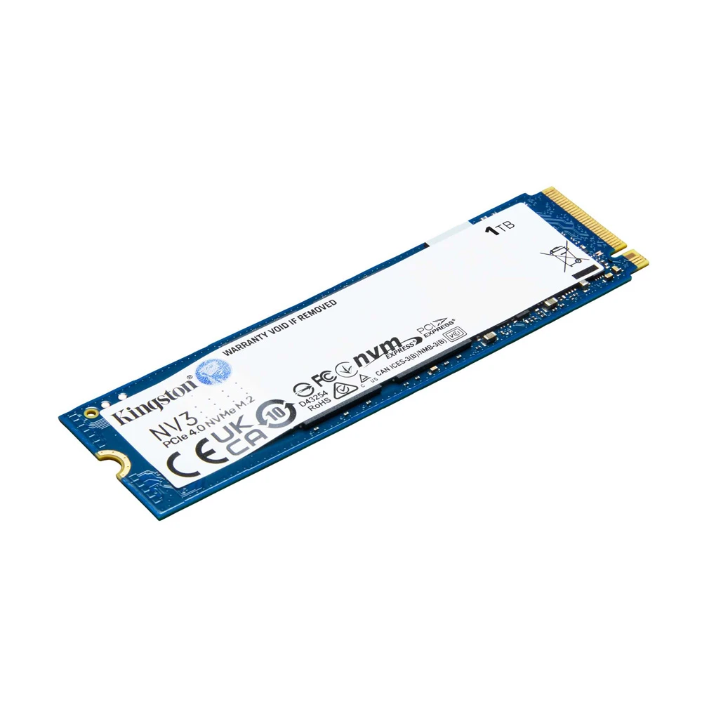 كينغستون NV3 SSD PCIe 4.0 NVMe سعة 1 تيرابايت [ SNV3S/1000G ]