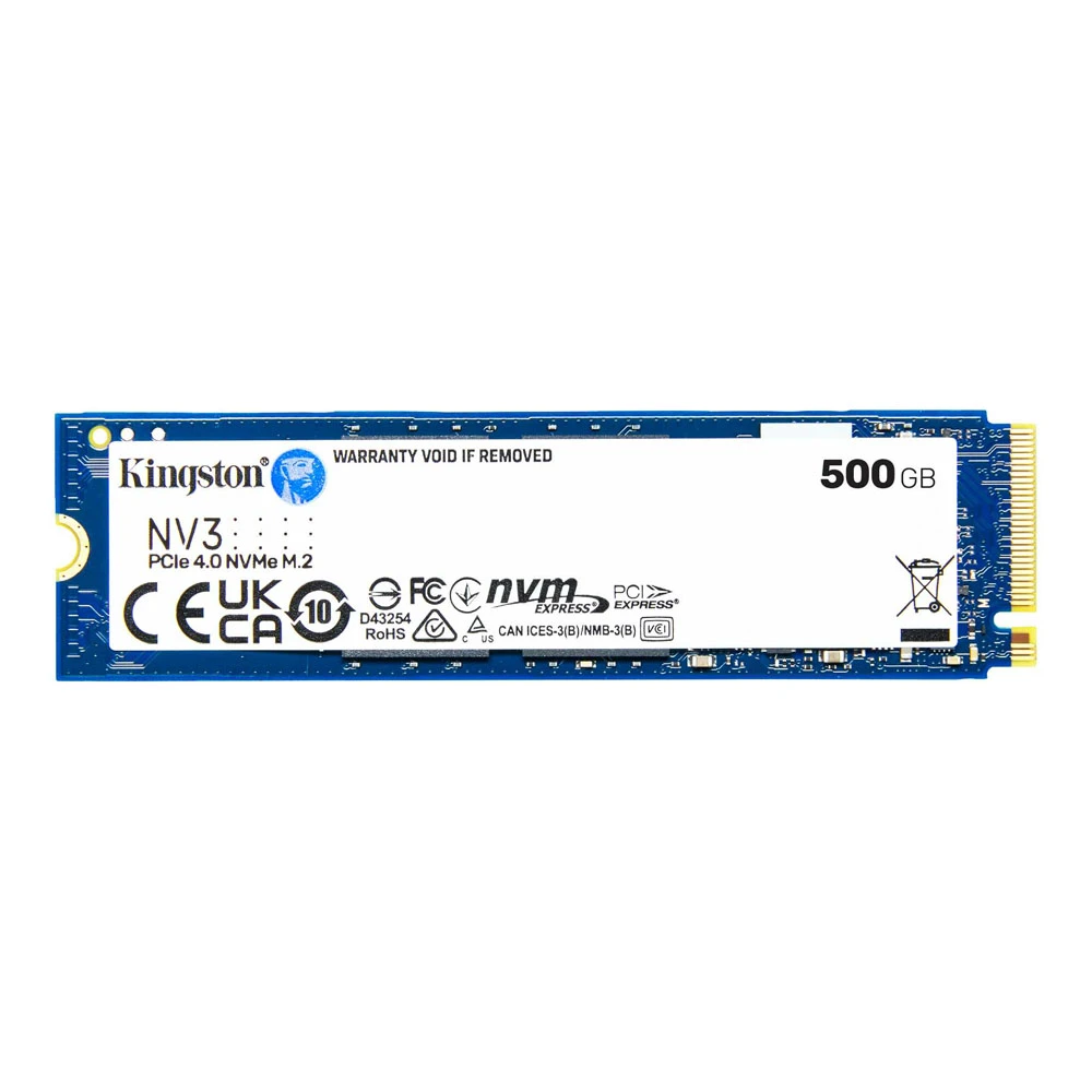 كينغستون NV3 SSD PCIe 4.0 NVMe سعة 500 جيجابايت [ SNV3S/500G ]