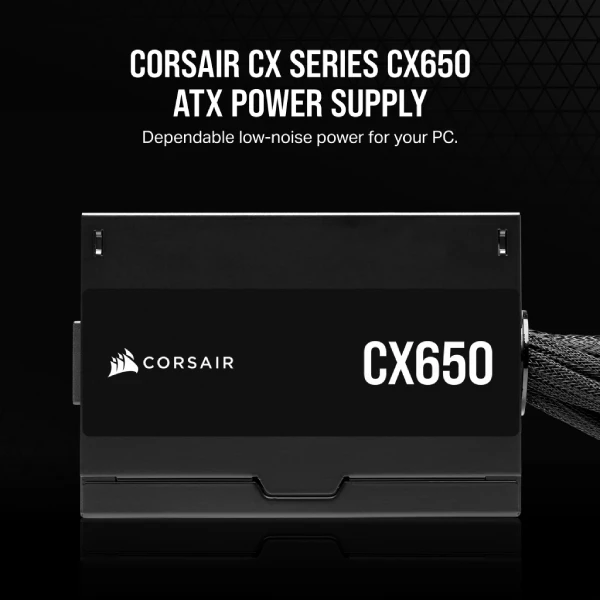 مزود الطاقة Corsair CX Series CX650 Bronze ATX – 650 وات 80 PLUS – CP-9020278-EU