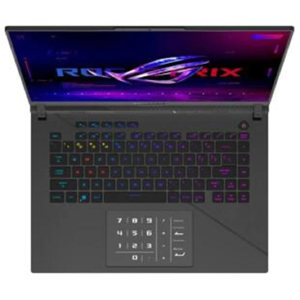 لابتوب الألعاب Asus ROG Strix G16 G614JV ” Intel Core i7-13650HX، ذاكرة وصول عشوائي 16 جيجابايت، سعة تخزين SSD 512 جيجابايت، RTX 4060 8 جيجابايت، نظام تشغيل DOS ” G614JV-N3278