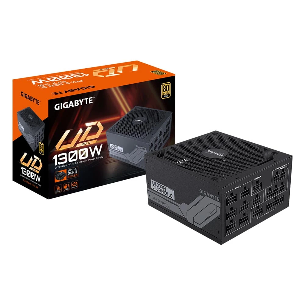 مزود الطاقة Gigabyte UD1300GM PG5 1300W 80 Plus Gold Full Modular [ GP-UD1300GM PG5 ]