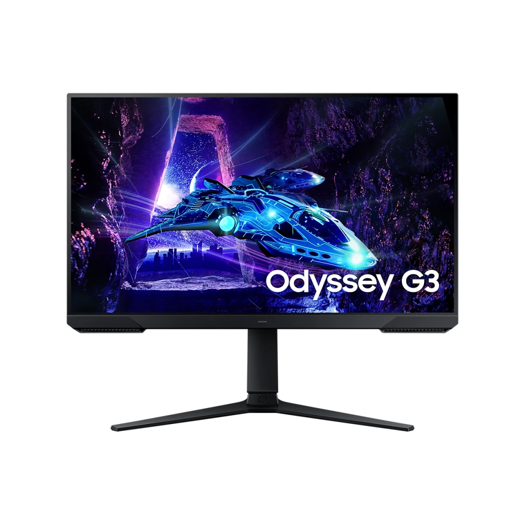 شاشة ألعاب Samsung Odyssey G3 مقاس 27 بوصة G30D FHD، معدل تحديث 180 هرتز، لوحة VA، 1 مللي ثانية LS27DG302