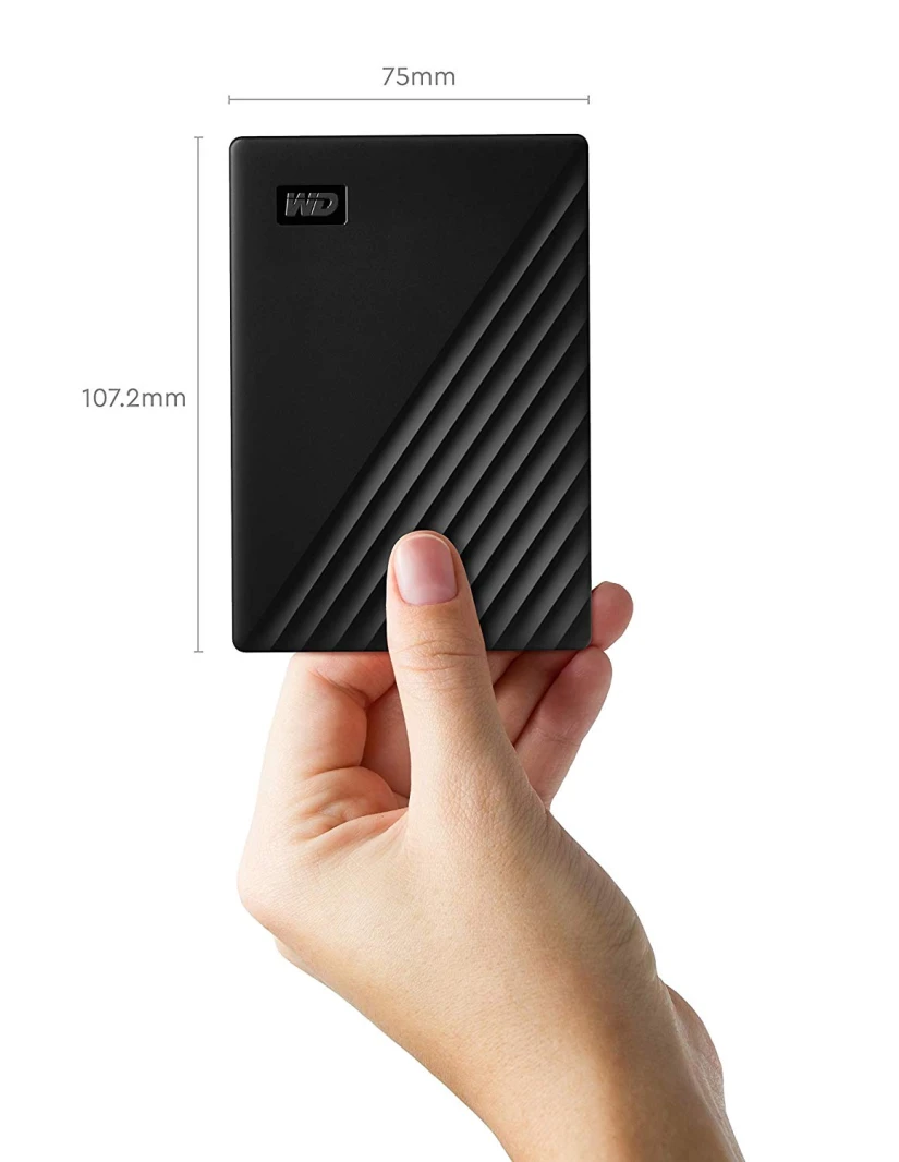 WD Western Digital My Passport سعة 5 تيرابايت (USB 3.2 Gen1 // أسود) [ WDBPKJ0050BBK ]