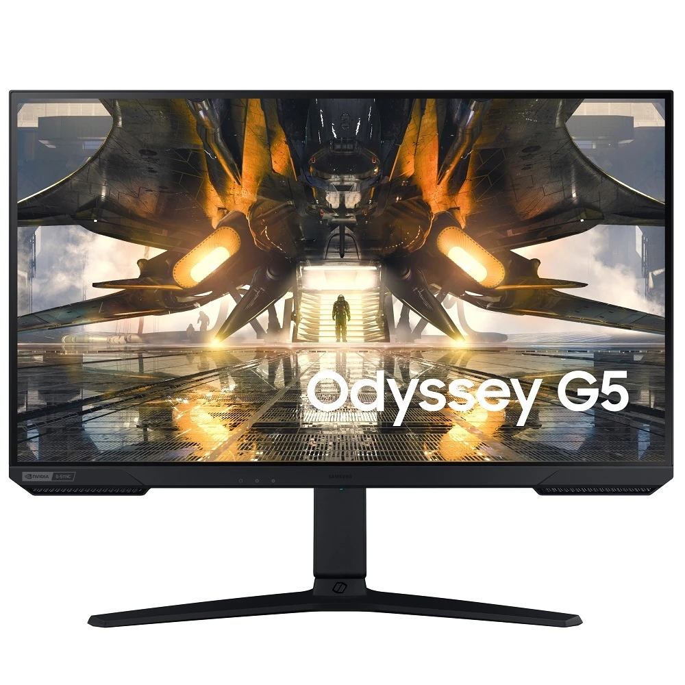 شاشة Samsung Odyssey G5 مقاس 27 بوصة QHD مسطحة 165 هرتز IPS S27AG500NM