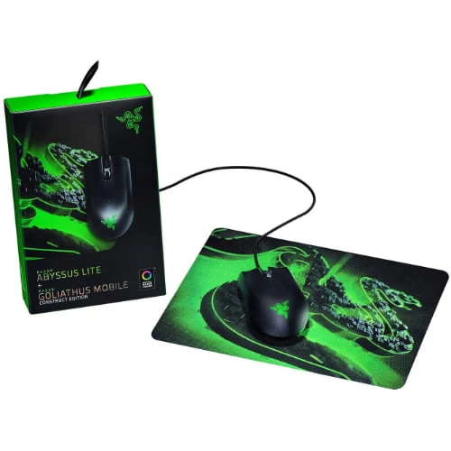 مجموعة RAZER (ماوس الألعاب Abyssus Lite + لوحة ماوس Goliathus Mobile) {RZ83-02730100-B3M1}