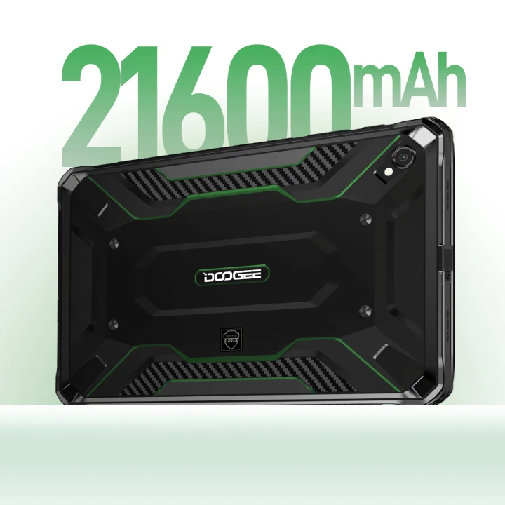 تابلت DOOGEE R20 Rugged – 10.4″ – 8 جيجا بايت رام – سعة تخزين 256 جيجا بايت – أسود – أندرويد 13