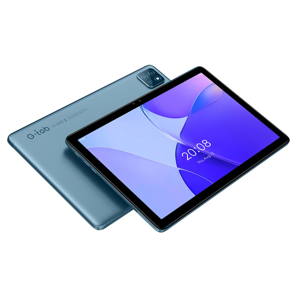 تابلت G-TAB T10 (10.01 بوصة (1280 × 800 IPS) / رباعي النواة / 4 جيجابايت رام / 64 جيجابايت تخزين / 4G / أزرق / أندرويد 13) [ T10 ]