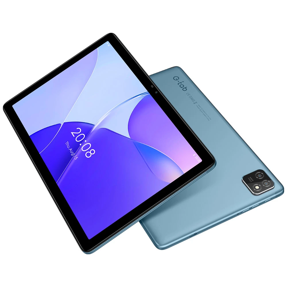 تابلت G-TAB T10 (10.01 بوصة (1280 × 800 IPS) / رباعي النواة / 4 جيجابايت رام / 64 جيجابايت تخزين / 4G / أزرق / أندرويد 13) [ T10 ]