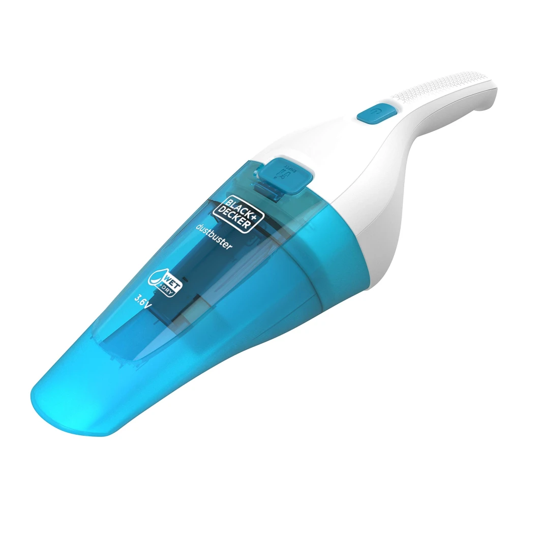 B+D_Wdc115Wa-B5_3.6V مكنسة يدوية Wetdry Dustbuster مع ملحقات باللونين الأبيض والأزرق