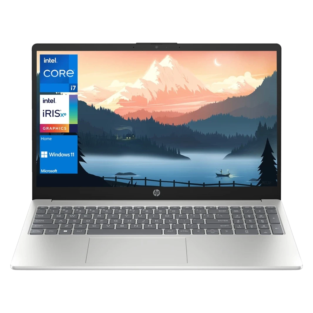 كمبيوتر محمول من إنتاج شركة Hp Sebastian 23C1 Core I7-1355U8Gb Ddr4512Gb Pcie15.6 FhdNatural SilverWin11