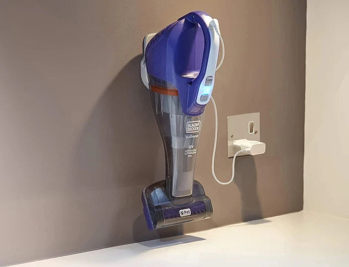 B+D_Dvb315Jp-Gb_12V 1.5Ah Dustbuster Pet Hand Vac رمادي وأرجواني