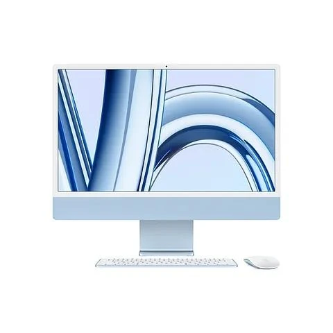 جهاز Imac مقاس 24 بوصة مع شاشة Retina 4.5K: شريحة M3 مع وحدة معالجة مركزية 8 أنوية ووحدة معالجة رسومية 8 أنوية