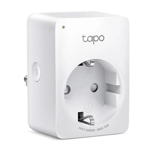 Tapo P110 / مقبس Wi-Fi ذكي صغير من Tp-Link لمراقبة الطاقة باللون الأبيض