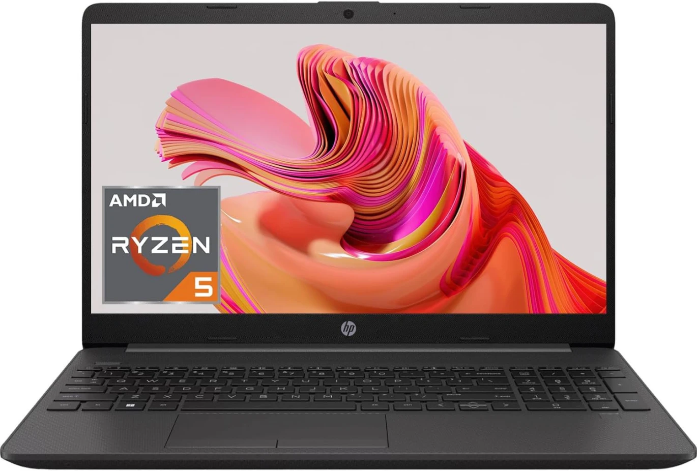 كمبيوتر محمول HP 255 G8 للأعمال، معالج Ryzen 5 5500 سداسي النواة (حتى 4.0 جيجاهرتز)، ذاكرة وصول عشوائي DDR4 سعة 8 جيجابايت، SSD PCIe سعة 256 جيجابايت، شاشة FHD مقاس 15.6 بوصة، نظام التشغيل Windows 11 Pro