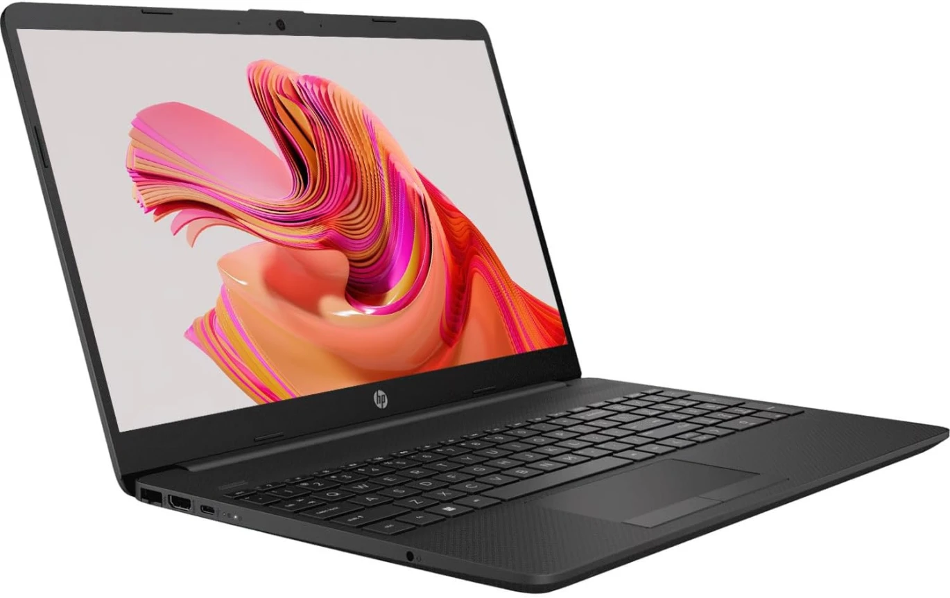 كمبيوتر محمول HP 255 G8 للأعمال، معالج Ryzen 5 5500 سداسي النواة (حتى 4.0 جيجاهرتز)، ذاكرة وصول عشوائي DDR4 سعة 8 جيجابايت، SSD PCIe سعة 256 جيجابايت، شاشة FHD مقاس 15.6 بوصة، نظام التشغيل Windows 11 Pro