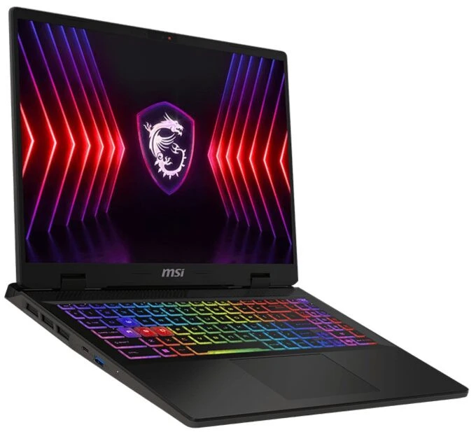 لابتوب MSI Sword 16 HX B14VFKG (i7-14650HX، 16 جيجابايت DDR5، SSD 1 تيرابايت، RTX4060 8 جيجابايت، شاشة 16.0 بوصة FHD+ IPS 144 هرتز)