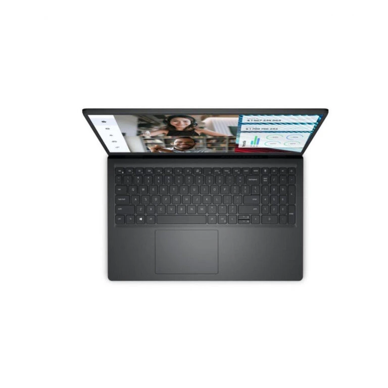 كمبيوتر محمول Dell Vostro 3520 Intel® 12Th Gen Core™ I5-1235U، ذاكرة وصول عشوائي DDR4 سعة 8 جيجابايت، محرك أقراص SSD NVMe® سعة 512 جيجابايت، رسومات Intel® Iris™ Xe، شاشة 15.6 بوصة IPS بدقة 1920 × 1080 (FHD)، نظام التشغيل Windows 11 Pro - أسود كربوني