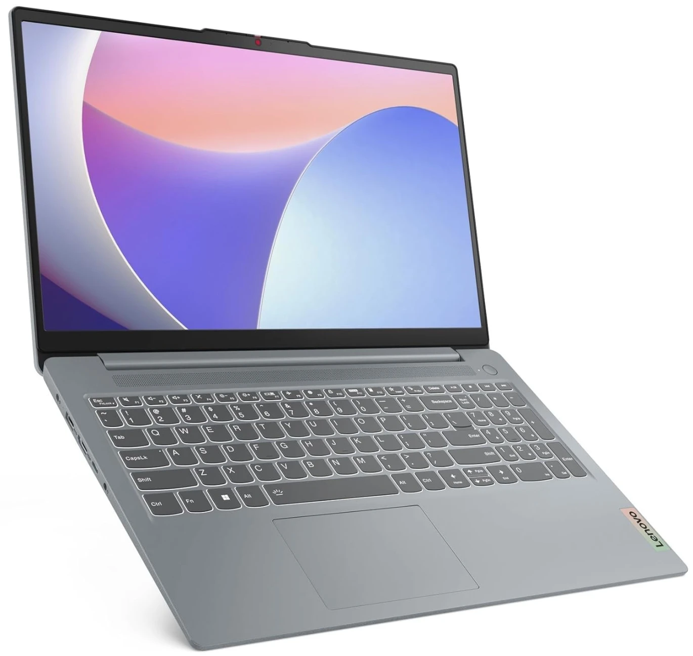 كمبيوتر محمول Lenovo IdeaPad Slim 3 15IRU8 Intel® 13Th Gen Core™ I3-1305U، وذاكرة وصول عشوائي LPDDR5 سعة 8 جيجابايت، ومحرك أقراص SSD NVMe® سعة 256 جيجابايت، وبطاقة رسومات Intel® UHD™، وشاشة 15.6 بوصة IPS بدقة 1920 × 1080 (FHD)، ونظام تشغيل Windows 11 Pro - رمادي قطبي