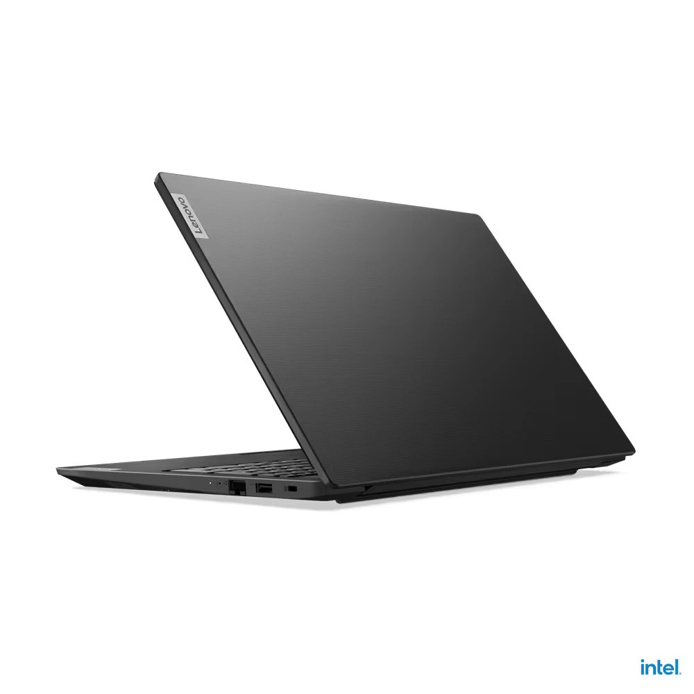 كمبيوتر محمول Lenovo V15 V2 ITL Intel® 11Th Gen Core™ I3-1115G4، ذاكرة وصول عشوائي DDR4 سعة 8 جيجابايت، محرك أقراص SSD NVMe® سعة 256 جيجابايت، رسومات Intel® UHD™، شاشة 15.6 بوصة IPS بدقة 1920 × 1080 (FHD)، نظام التشغيل Windows 10 Pro - أسود