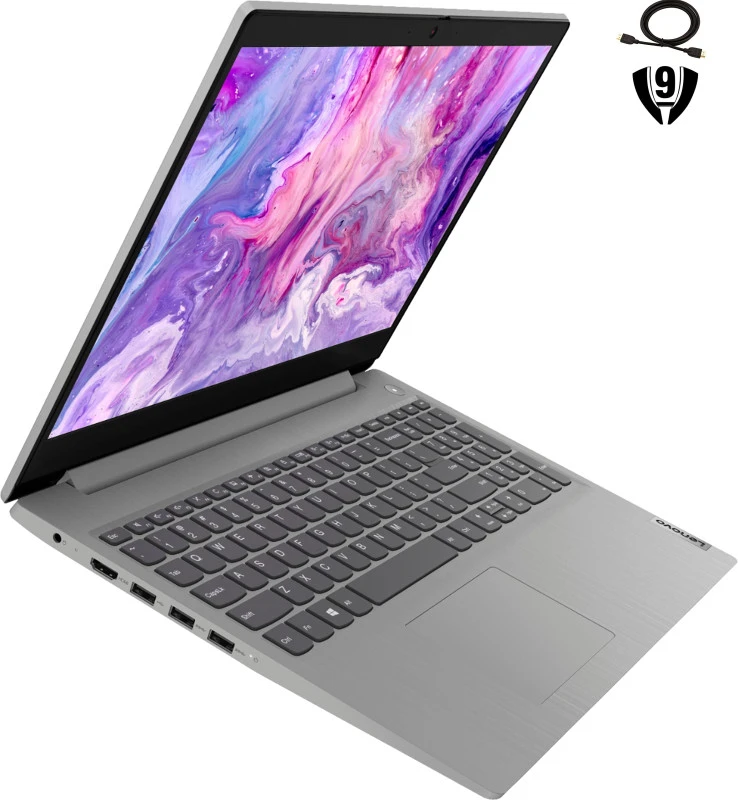 كمبيوتر محمول Lenovo IdeaPad 3 15IAU7 Intel® 12Th Gen Core™ I5-1235U، وذاكرة وصول عشوائي DDR4 سعة 8 جيجابايت، ومحرك أقراص SSD NVMe® سعة 512 جيجابايت، وبطاقة رسومات Intel® Iris™ Xe، وشاشة 15.6 بوصة IPS بدقة 1920 × 1080 (FHD)، ونظام التشغيل Windows 11 Pro - رمادي قطبي