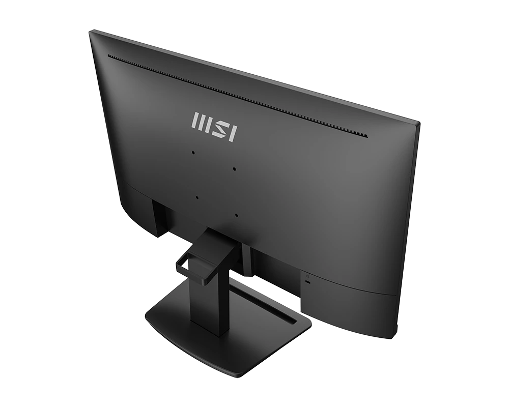 شاشة MSI Pro MP243X مقاس 23.8 بوصة بدقة 1920 × 1080 (FHD) IPS بمعدل تحديث 100 هرتز ووقت استجابة 1 مللي ثانية ومنفذ HDMI 1.4 \ DP 1.2a مع مكبرات صوت مدمجة - أسود