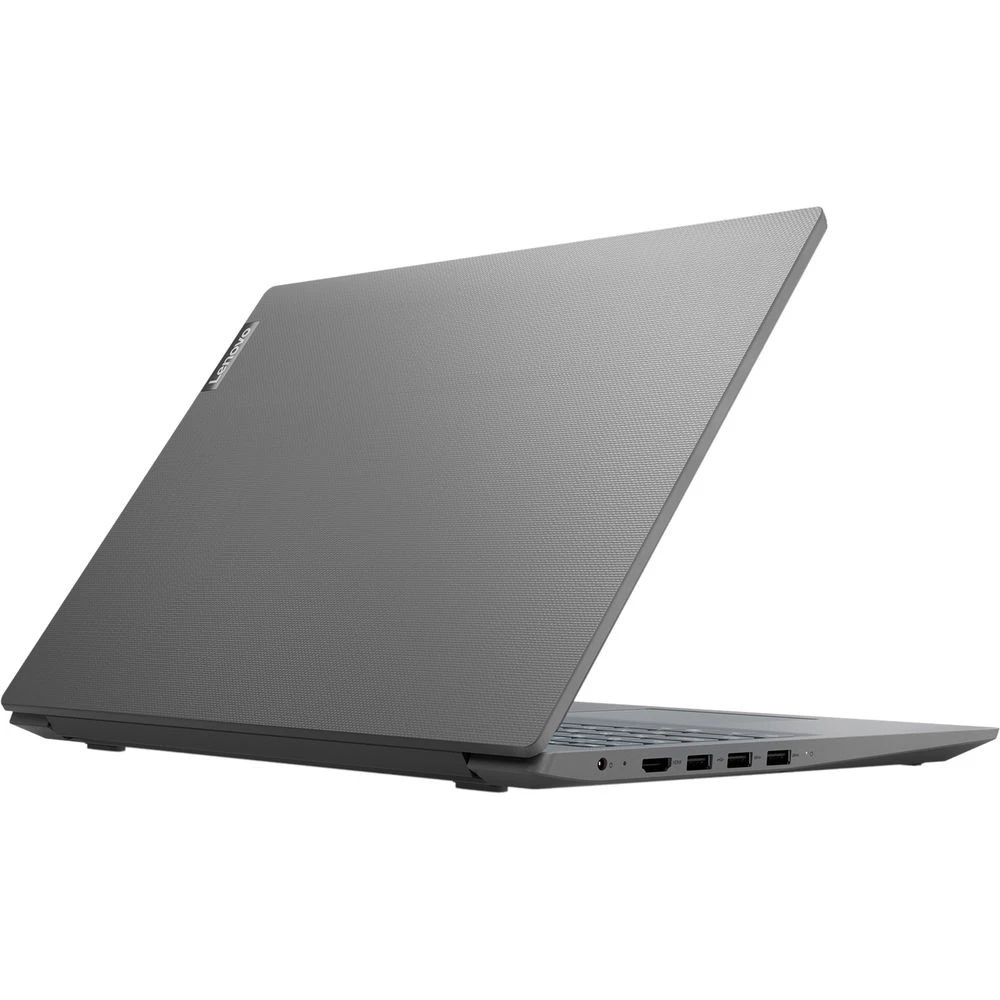 Lenovo Celeron V15-IGL Intel® N4020، ذاكرة وصول عشوائي بسعة 4 جيجابايت، محرك أقراص SSD NVMe® سعة 256 جيجابايت، رسومات Intel® UHD®، شاشة 15.6 بوصة بدقة 1366 × 768 (HD)، نظام التشغيل Windows 10 Pro - رمادي حديدي