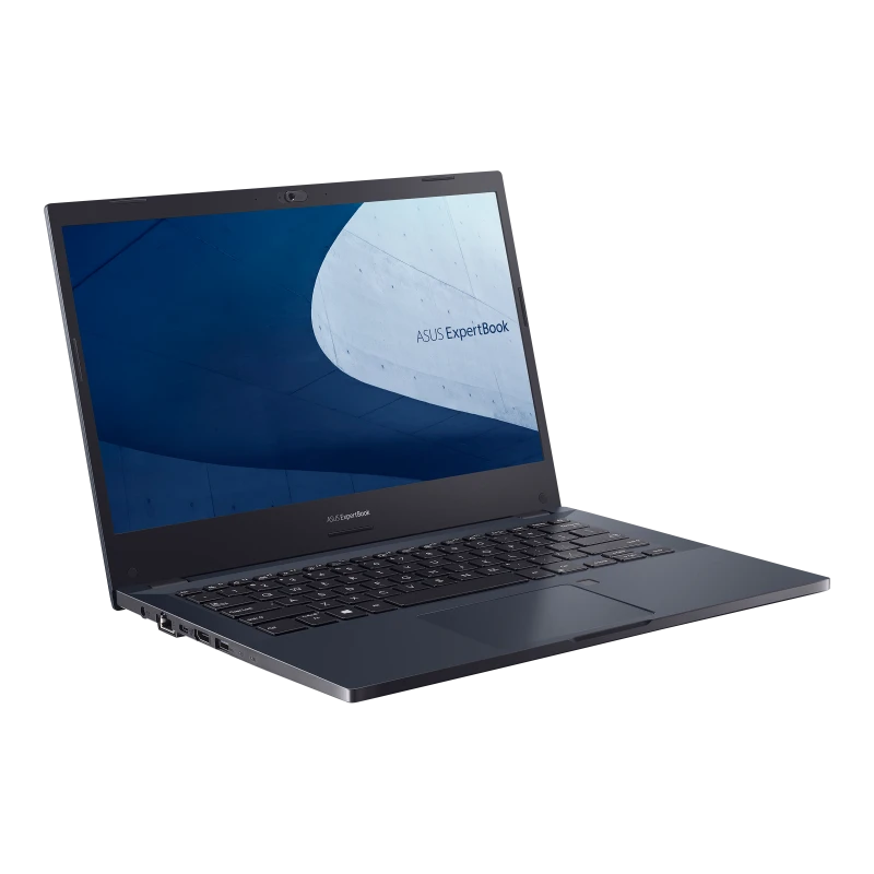 كمبيوتر محمول Asus ExpertBook P2451 Intel® 10Th Gen™ Core I5-10210U، ذاكرة وصول عشوائي سعتها 8 جيجابايت DDR4، ومحرك أقراص صلبة NVMe® SSD سعة 256 جيجابايت + محرك أقراص صلبة سعة 1 تيرابايت، وبطاقة رسومات Intel® UHD، وشاشة 14 بوصة بدقة 1920 × 1020 (FHD)، ونظام تشغيل Windows 10 Pro - أسود