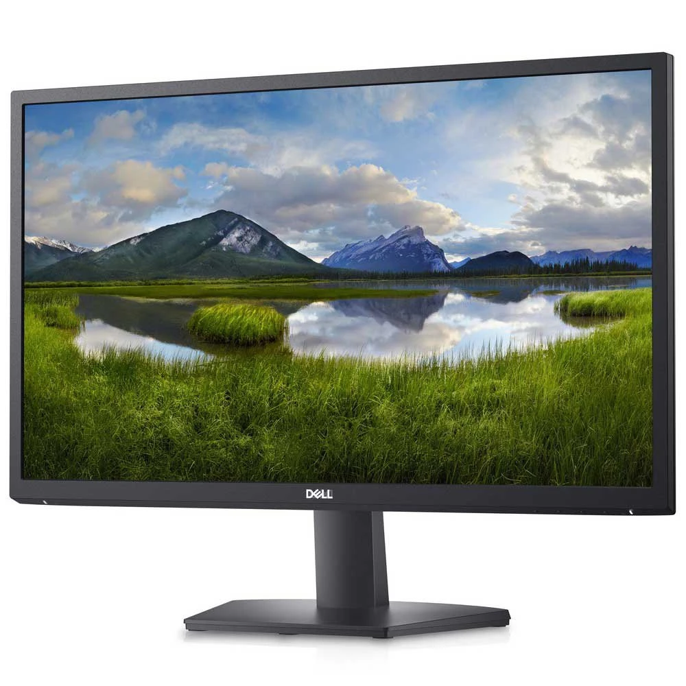 شاشة Dell SE2422H مقاس 23.8 بوصة بدقة 1920 × 1080 (FHD) VA بمعدل تحديث 75 هرتز ومدة استجابة 5 مللي ثانية ومنفذ HDMI 1.4 / VGA - أسود