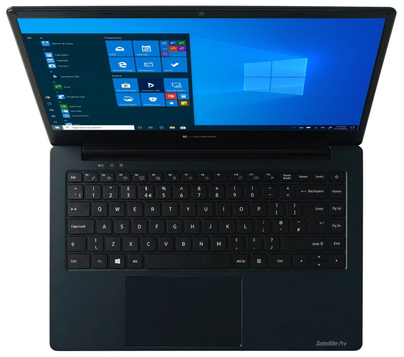 Dynabook C40-J-123 Intel 11Th Gen Core I5-1135G7، 8GB DDR4 Ram، 256GB NVMe® SSD، Intel Xe Graphics، 14" IPS 1920 x 1080 FHD، Windows 10 Pro - أزرق داكن