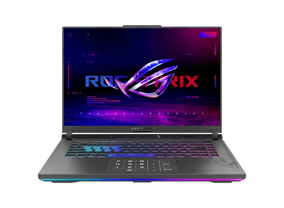 Asus ROG Strix - G16 G614J Intel® 14Th Gen Core I9-14900HX، 32 جيجابايت من ذاكرة الوصول العشوائي DDR5، 1 تيرابايت NVMe® SSD، Nvidia® Geforce™ RTX 4060 8GB GDDR6، شاشة 16.0 بوصة IPS-Level 1920 x 1080 (FHD) 165Hz 3ms، Windows 11 Home - رمادي