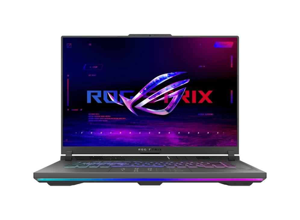 Asus ROG Strix - G16 G614J Intel® 14Th Gen Core I9-14900HX، 32 جيجابايت من ذاكرة الوصول العشوائي DDR5، 1 تيرابايت NVMe® SSD، Nvidia® Geforce™ RTX 4060 8GB GDDR6، شاشة 16.0 بوصة IPS-Level 1920 x 1080 (FHD) 165Hz 3ms، Windows 11 Home - رمادي